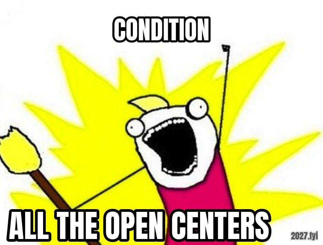The all-the-things figure. CONDITION / ALL THE OPEN CENTERS